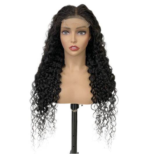 5x5 Closure Deep Curly Wig 150 density